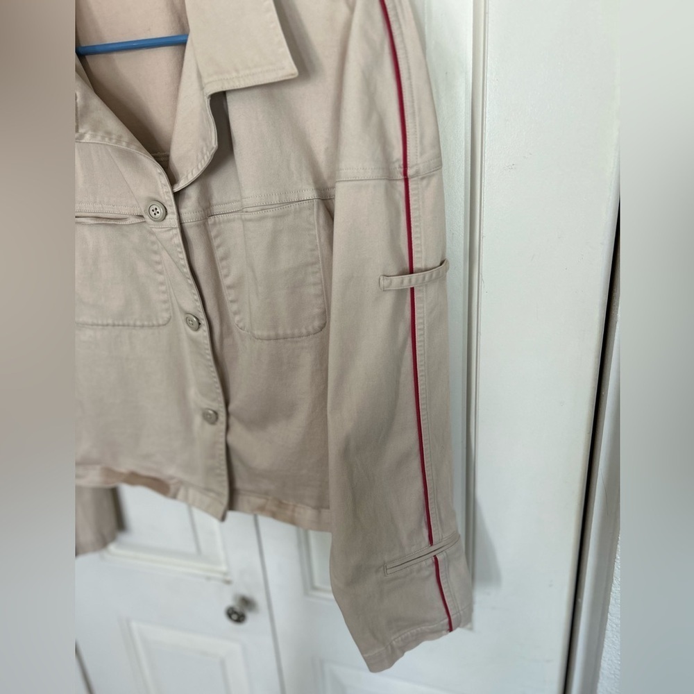 Kathy Ireland Sportswear Tan Jacket Size XL - Picture 2 of 5